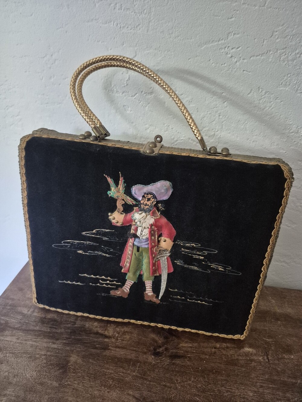 Vintage Midas Of Miami Pirate Theme Bag